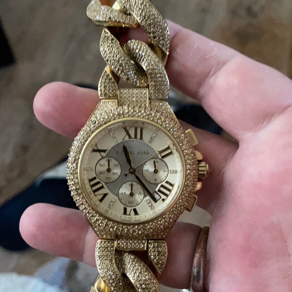 MICHAEL KORS MK3248 Camille Gold Pave Crystal